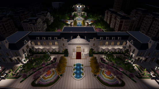 信陽別墅花園景觀設計案例