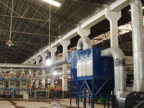 旋風加布袋除塵